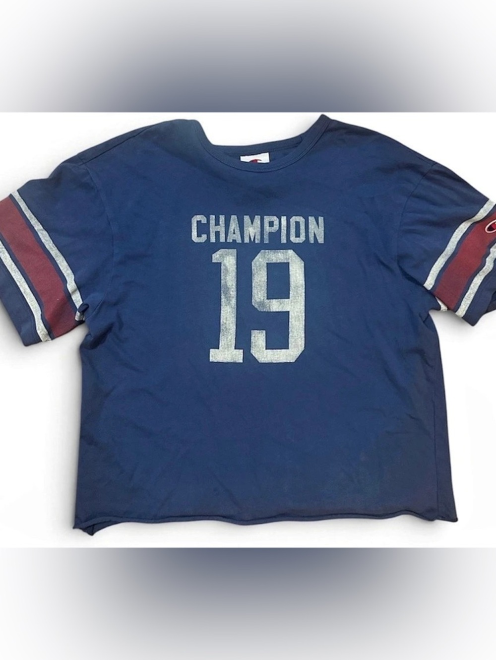 Champion 19 Sleeve Stripe Tee Color Block Jersey